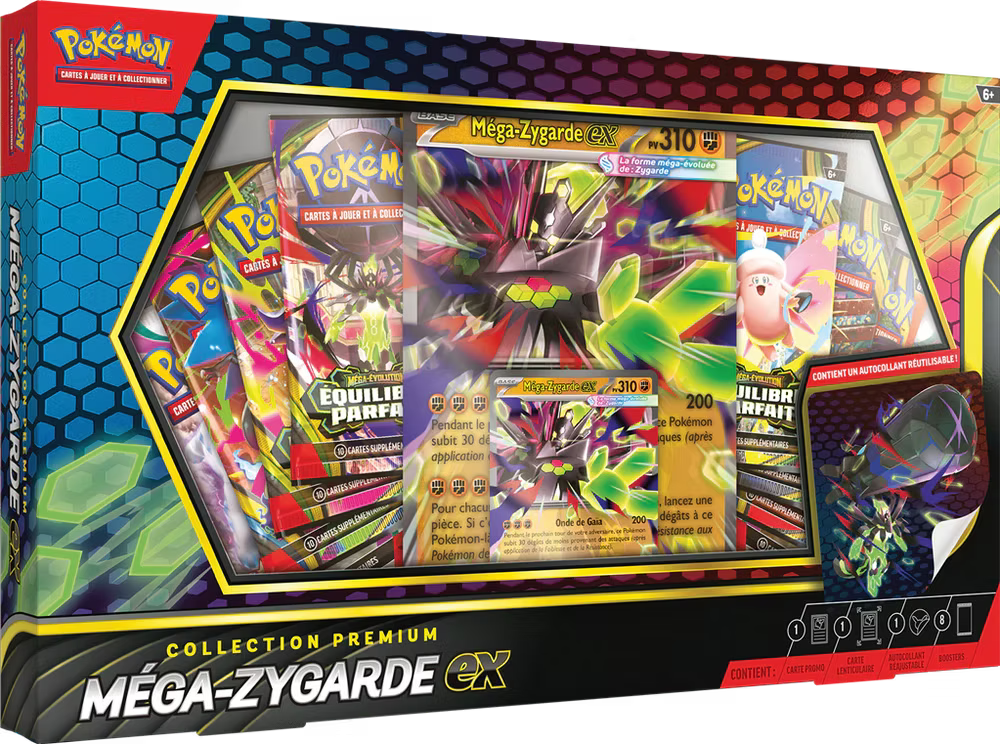 Coffret Pokémon Méga Zygarde EX – Édition Française